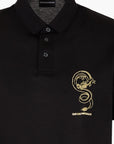 Emporio Armani Sustainable Cotton Blend Polo T-Shirt With Embroidery | LEVISONS