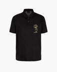 Emporio Armani Sustainable Cotton Blend Polo T-Shirt With Embroidery | LEVISONS
