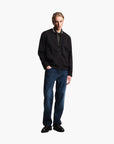 Emporio Armani Bomber-Style Zip-Up Sweatshirt With Eagle Logo Patch | LEVISONS