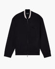 Emporio Armani Bomber-Style Zip-Up Sweatshirt With Eagle Logo Patch | LEVISONS