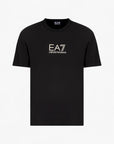 EA7 Slim Fit Crewneck T-Shirt With Contrasting Logo | LEVISONS