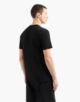 EA7 Slim Fit Crewneck T-Shirt With Contrasting Logo | LEVISONS