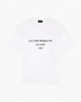 Emporio Armani Regular Fit Crewneck T-Shirt With Vintage Logo Print | LEVISONS