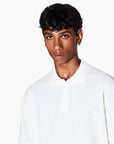 Armani Exchange Regular Fit Milano New York Cotton Polo Shirt With Monochromatic Branding | LEVISONS