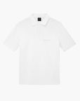Armani Exchange Regular Fit Milano New York Cotton Polo Shirt With Monochromatic Branding | LEVISONS