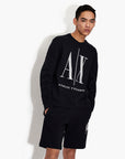 Armani Exchange Icon Logo Crew Neck Sweatshirt | LEVISONS