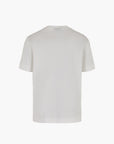 Emporio Armani Sustainable Cotton Blend T-Shirt With Embroidery | LEVISONS