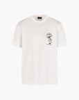 Emporio Armani Sustainable Cotton Blend T-Shirt With Embroidery | LEVISONS