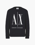 Armani Exchange Icon Logo Crew Neck Sweatshirt | LEVISONS