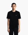 Emporio Armani All-Over Flocked Eagle Logo T-Shirt | LEVISONS