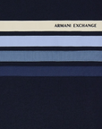 Armani Exchange Regular Fit Cotton Crewneck T-Shirt With Decorative Branded Tape | LEVISONS