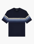 Armani Exchange Regular Fit Cotton Crewneck T-Shirt With Decorative Branded Tape | LEVISONS