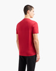 Emporio Armani Sustainable Cotton Blend T-Shirt With Embroidery | LEVISONS