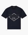 Emporio Armani Asv T-Shirt With Oversized Embroidered Eagle Logo | LEVISONS