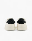Emporio Armani Regenerated Leather Sneaker With Eagle Logo | LEVISONS