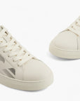Emporio Armani Regenerated Leather Sneaker With Eagle Logo | LEVISONS
