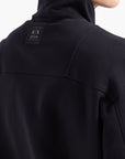 Armani Exchange Blue Edition Regular Fit Stretch Cotton Sweatshirt With Full Zip Closure | LEVISONS