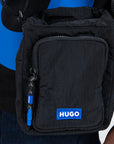 Hugo Blue Drawstring Reporter Bag | LEVISONS