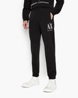Armani Exchange Icon Contrast Logo Cotton Sweatpants | LEVISONS