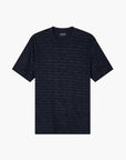 Emporio Armani Asv All-Over Flocked Logo T-Shirt | LEVISONS