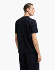 Emporio Armani Asv All-Over Flocked Logo T-Shirt | LEVISONS