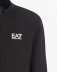 EA7 Visibility Comfort Fit Cotton Tracksuit With A Standing Collar | LEVISONS