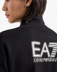 EA7 Visibility Comfort Fit Cotton Tracksuit With A Standing Collar | LEVISONS