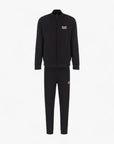 EA7 Visibility Comfort Fit Cotton Tracksuit With A Standing Collar | LEVISONS