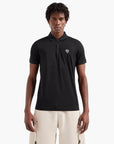 EA7 Premium Shield Slim Fit Polo Shirt With Half Zip Closure | LEVISONS