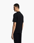 Emporio Armani Heavyweight Cotton T-Shirt With Embroidered Logo | LEVISONS