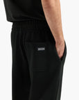 Armani Exchange Regular Fit Cotton Trousers With Elasticated Waistband And Logo Patch | LEVISONS
