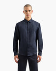 Armani Exchange Regular Fit Camouflage Cotton Shirt | LEVISONS