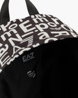 EA7 Graphic Series All Over Logo Padded Backpack | LEVISONS