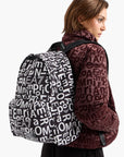 EA7 Graphic Series All Over Logo Padded Backpack | LEVISONS