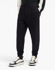 Armani Exchange Regular Fit Cotton Trousers With Elasticated Waistband And Logo Patch | LEVISONS