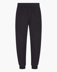Armani Exchange Regular Fit Cotton Trousers With Elasticated Waistband And Logo Patch | LEVISONS