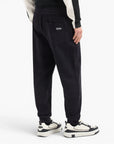 Armani Exchange Regular Fit Cotton Trousers With Elasticated Waistband And Logo Patch | LEVISONS