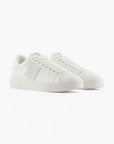 Armani Exchange Round Rubber Toe Lace Up Sneakers With Tonal Logo Patch | LEVISONS