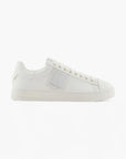 Armani Exchange Round Rubber Toe Lace Up Sneakers With Tonal Logo Patch | LEVISONS