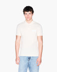Armani Exchange White Edition Regular Fit Cotton Polo Shirt With Logo Patch | LEVISONS