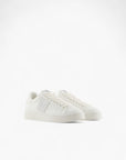 Armani Exchange Round Rubber Toe Lace Up Sneakers With Tone-On-Tone Logo Patch | LEVISONS