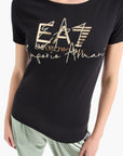 EA7 Slim Fit Cotton Crewneck Logo Series T-Shirt | LEVISONS
