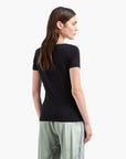 EA7 Slim Fit Cotton Crewneck Logo Series T-Shirt | LEVISONS