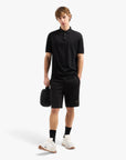 Armani Exchange Regular Fit Mercerised Cotton Polo Shirt With Blurred Logo | LEVISONS