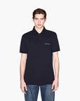 Armani Exchange White Edition Regular Fit Cotton Polo Shirt With Logo Patch | LEVISONS