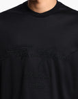 Emporio Armani Asv T-Shirt With Oversized Embroidered Logo | LEVISONS