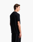 Emporio Armani Slim Fit Heavy Cotton T-Shirt With Embroidered Logo | LEVISONS