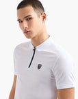 EA7 Premium Shield Slim Fit Polo Shirt With Half Zip Closure | LEVISONS