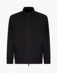 Armani Exchange Regular Fit Cotton Zip Up Sweatshirt With Logo Tape And Dual Zip Closure | LEVISONS