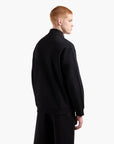 Armani Exchange Regular Fit Cotton Zip Up Sweatshirt With Logo Tape And Dual Zip Closure | LEVISONS